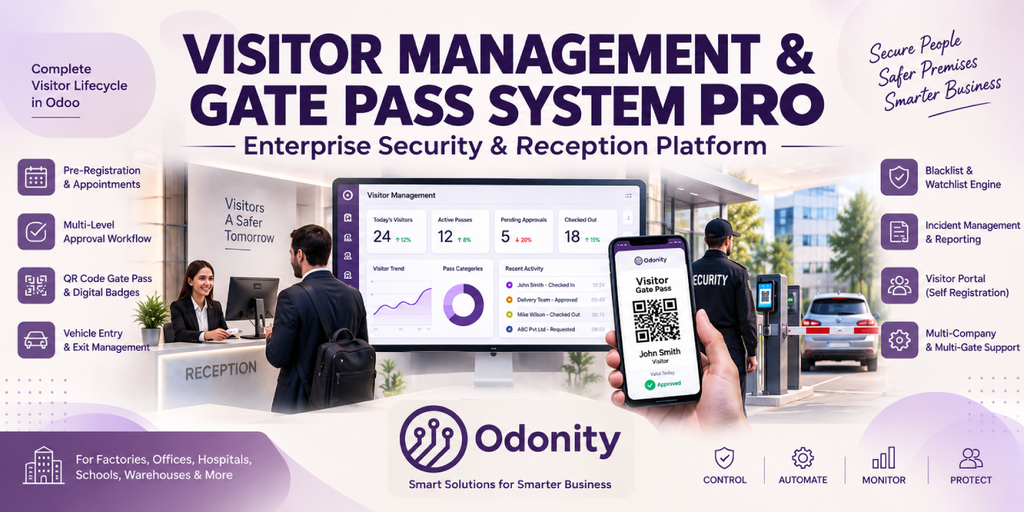 Visitor Management & Gate Pass System Pro | Enterprise Security & Reception Platform