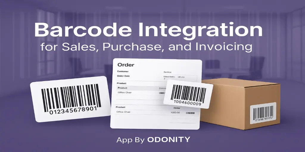 Barcode Integration for Sales, Purchase and Invoicing
