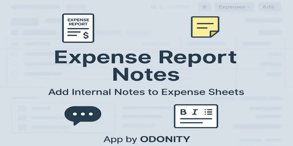 Expense Report Note | Internal Note on Expense Reports | Add HTML Notes to Expense Sheets