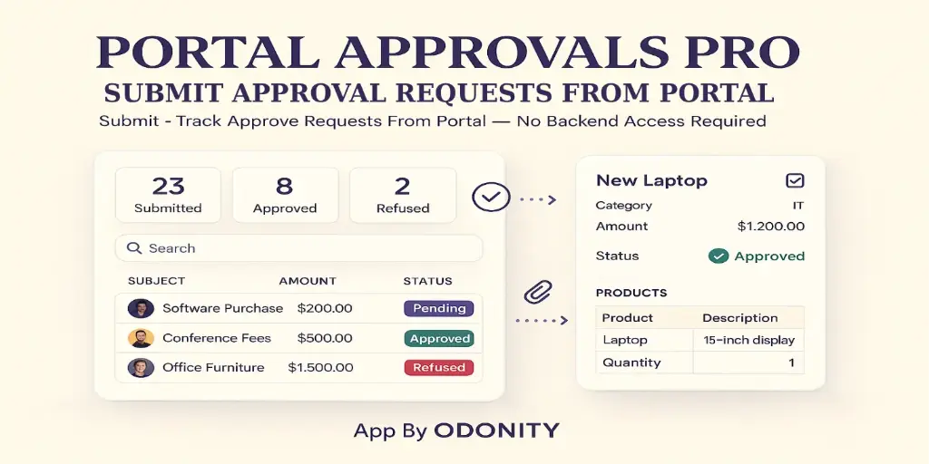Portal Approvals Pro | Submit Approval Requests From Portal