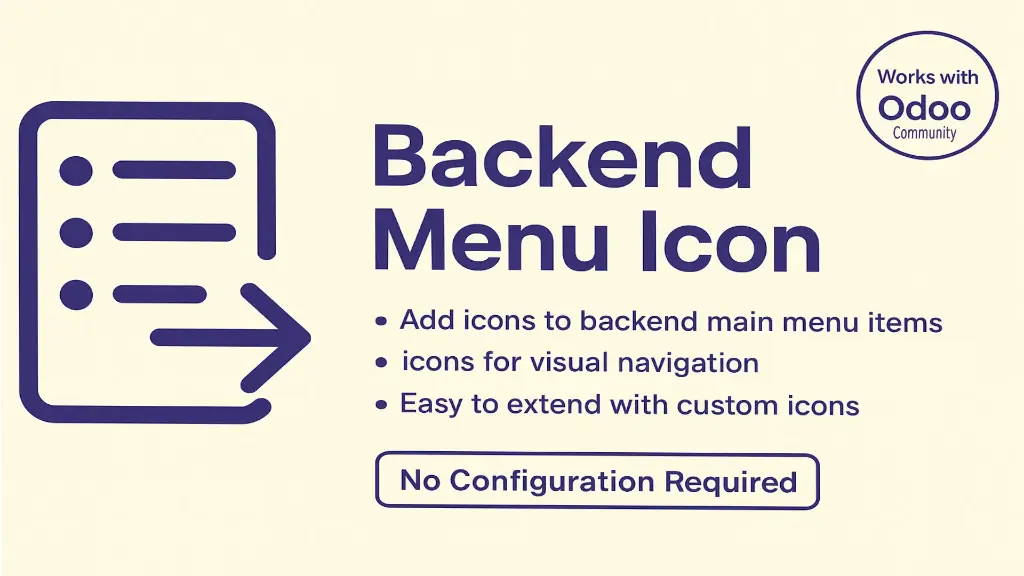 Backend Menu Icon