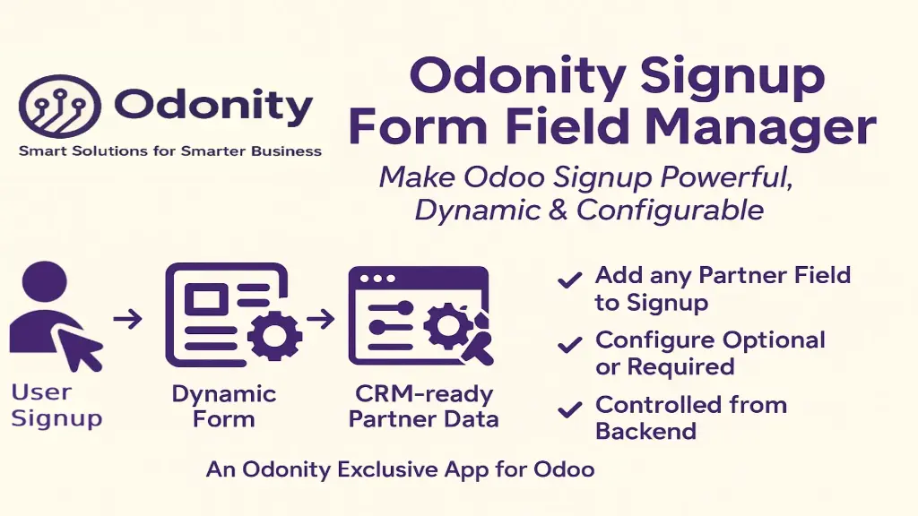 Odonity Signup Form Field Manager