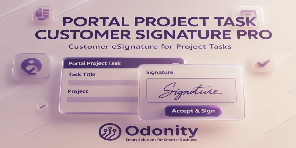 Portal Project Task Signature Pro | Customer eSignature for Project Tasks