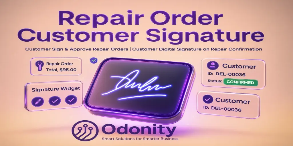 Repair Order Customer Signature | Customer Sign & Approve Repair Orders