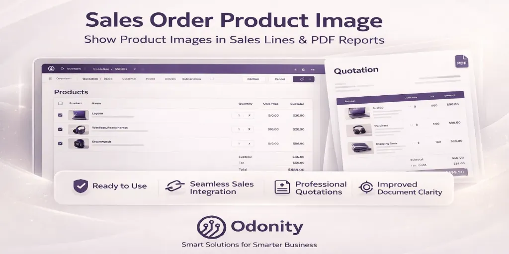 Sales Order Product Image | Show Product Image in Sales Lines & PDF