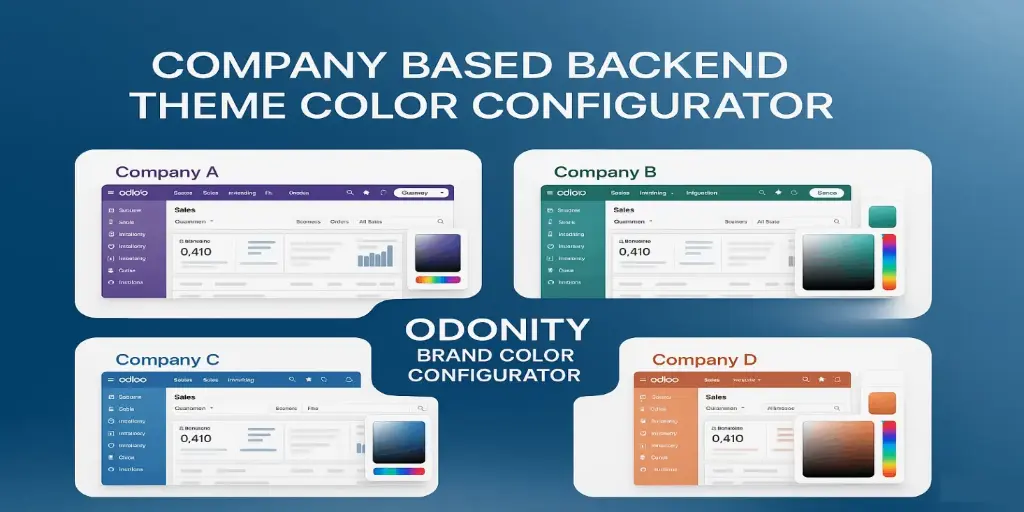 Dynamic Company Based Backend Theme Colors