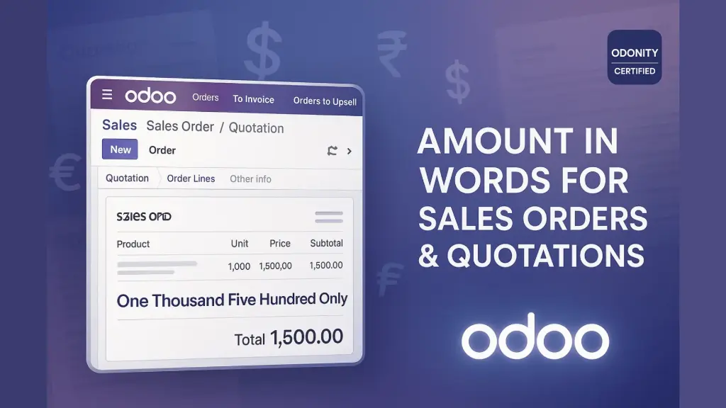 Amount in Words for Sales Orders and Quotation