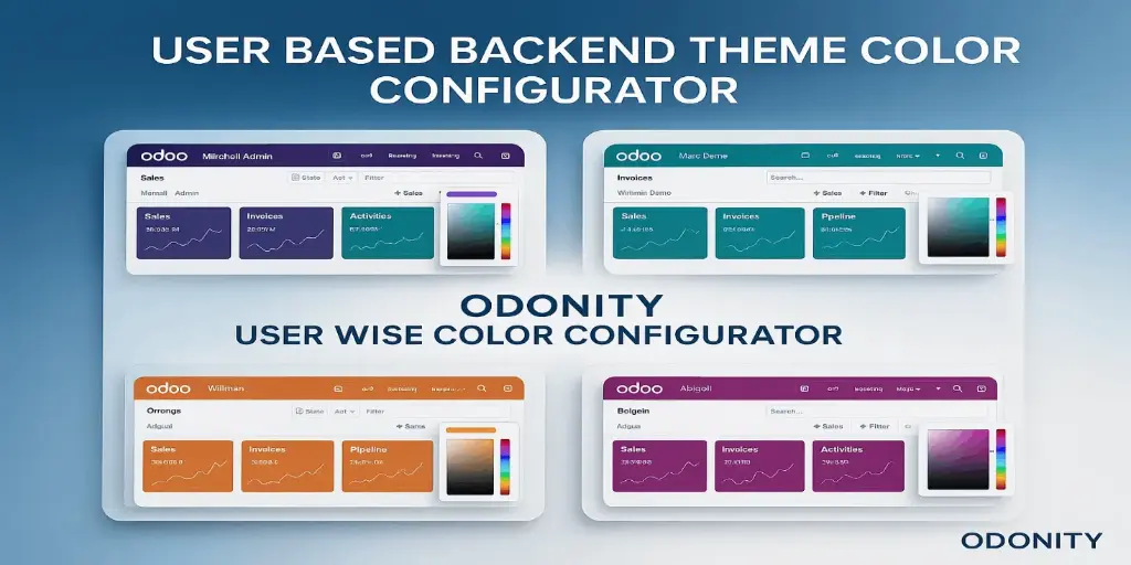 Dynamic User Based Backend Theme Colors