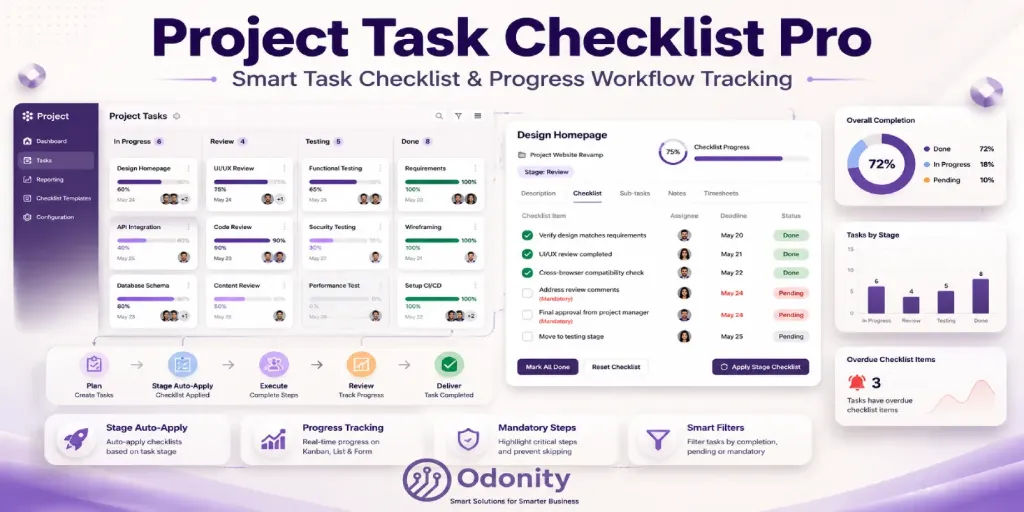 Project Task Checklist Pro | Smart Task Checklist & Progress Tracker