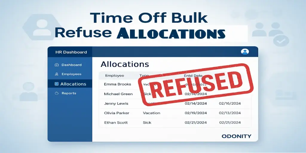 Time Off Bulk Refuse Leave Allocation Request