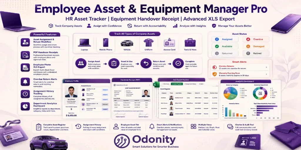 Employee Asset & Equipment Manager | HR Asset Tracker | Company Equipment Handover Log