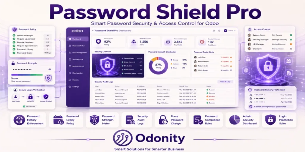 Password Shield Pro | Smart Login Security & Access Control for Odoo