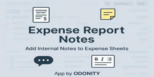 Expense Report Note | Internal Note on Expense Reports | Add HTML Notes to Expense Sheets