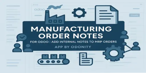 Manufacturing Order Note | MRP Order Internal Description | Add Notes to Manufacturing Orders