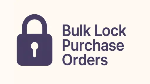 Bulk Lock Purchase Orders