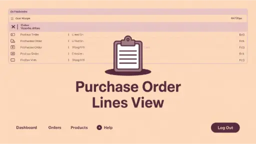 Purchase Order Lines View