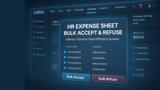 HR Expense Report Sheet Bulk Accept & Refuse