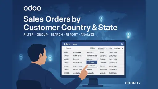 Sales Orders by Customer Country & State – Filter, Group, Search, and Report Easily